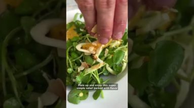 Easy Vegan Recipes orange fennel and watercress salad