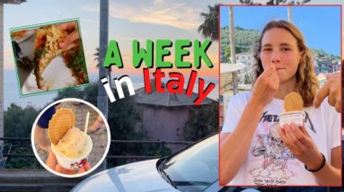 ITALY VLOG pt.1 🇮🇹🍦 Gelato, pizza, pasta...😍