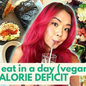 REALISTIC What I Eat in a Day to Lose Weight After Overeating (VEGAN) on a Calorie Deficit