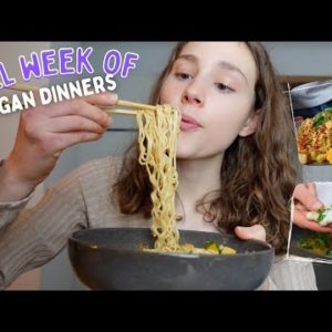 WHAT I COOK IN A WEEK// vegan & healthy 🌱👩‍🍳