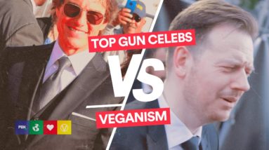 Celebrities vs Veganism At Top Gun Premiere In London