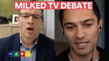 Dairy Boss VS Vegan Activist (MILKED Film TV Debate)