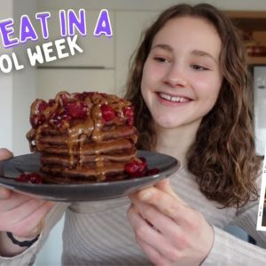 WHAT I EAT IN A SCHOOL WEEK pt.3 II vegan teen 🌱🥰