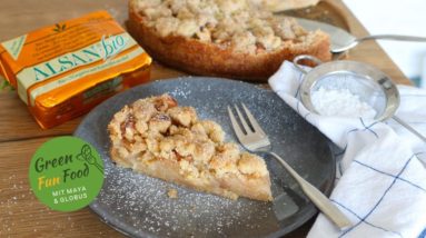 VEGANER APFELKUCHEN 🍎🎂