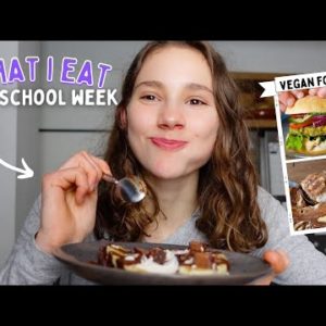 WHAT I EAT IN A SCHOOL WEEK pt.2// healthy & vegan 🌱