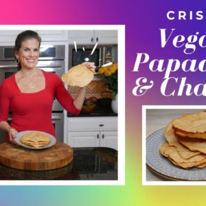 CRISPY Vegan Papadums & Chapati | Recipe + Instructions