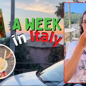 ITALY VLOG pt.1 🇮🇹🍦 Gelato, pizza, pasta...😍