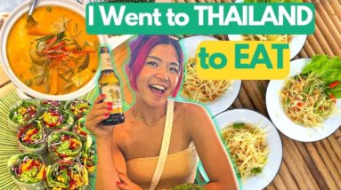 I Went to Thailand to EAT VEGAN FOOD With My FOLLOWERS! (How to Make Vegan Papaya Salad)
