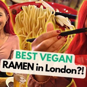 VEGAN RAMEN IN LONDON! What I Ate in London as a VEGAN 🌱