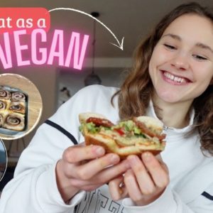 WHAT I EAT AS A VEGAN 🌱 New year, new me?!🤨
