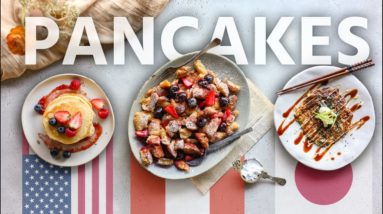 BEST eggless & dairy-free PANCAKES (from around the world) 🌎