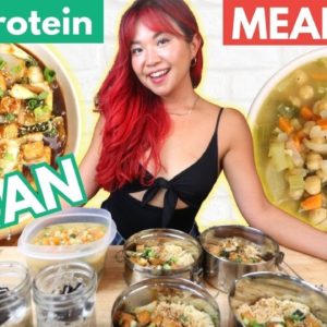 High Protein Vegan MEAL PREP For FITNESS!