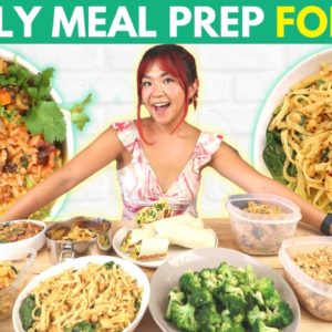VEGAN MEAL PREP FOR $30 (Budget Friendly Vegan Grocery Haul & Meal Prep)