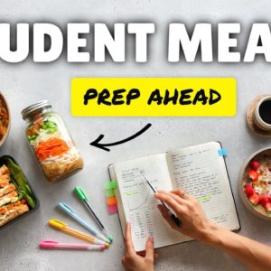 Easy STUDENT recipes (MEAL PREP friendly!) 🍱