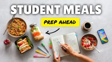 Easy STUDENT recipes (MEAL PREP friendly!) 🍱