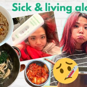 I GOT COVID AGAIN... What I ate when sick & living alone (vegan day of eating)