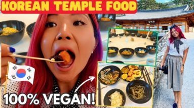 Eat TEMPLE FOOD with me in a KOREAN TEMPLE! Spend a day in a Korean Temple w/ Me VLOG ❤️