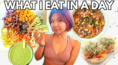 What I Eat in a Day to LOOK HOT LOL (food for beauty)