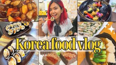 EPIC KOREAN FOOD TOUR, eating around my home country (Busan, Gyeongju, Yeosu) | VEGAN TRAVEL