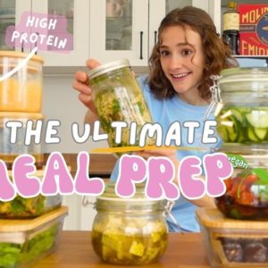 The ULTIMATE meal prep! 😍👩‍🍳 plant based & high protein