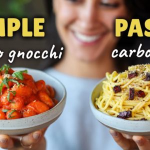 Epic weeknight pasta - 2 ways (plant-based) 🍝