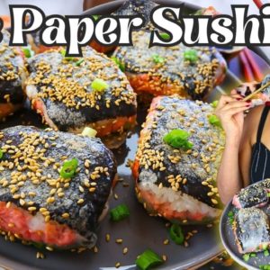 Rice Paper Sushi Rolls Recipe 😍 BEST Rice Paper Hack EVER!!!